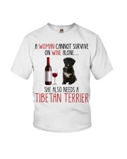 She Also Needs - Tibetan Terrier Dog Youth T-Shirt tile