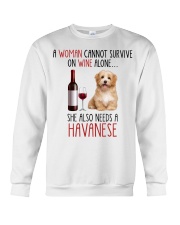 She Also Needs - Havanese Crewneck Sweatshirt tile