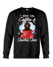 Xmas Coffee - CHOCOLATE Standard Poodle Crewneck Sweatshirt tile