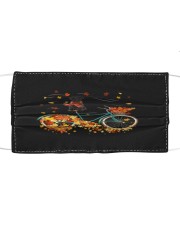 Autumn Bike - BLACK Miniature Schnauzer Mask tile