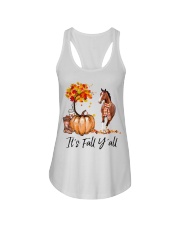 It is Fall - Horses Ladies Flowy Tank tile