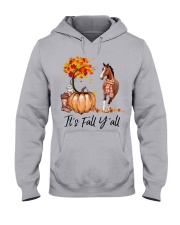 It is Fall - Horses Hooded Sweatshirt front