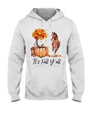 It is Fall - Horses Hooded Sweatshirt tile