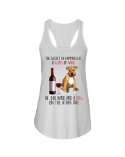 Happiness - Pitbull Boxer Mix Ladies Flowy Tank tile