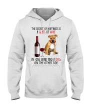 Happiness - Pitbull Boxer Mix Hooded Sweatshirt tile