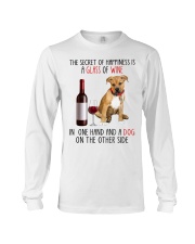 Happiness - Pitbull Boxer Mix Long Sleeve Tee tile