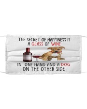 Happiness - Pitbull Boxer Mix Mask tile