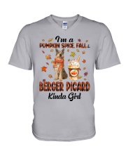 Pumpkin Kinda - Berger Picard V-Neck T-Shirt tile
