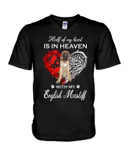 In Heaven - English Mastiff 2 V-Neck T-Shirt tile