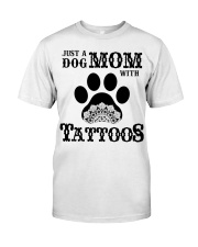 just a dog mom tatoos Premium Fit Mens Tee tile
