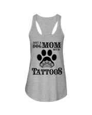 just a dog mom tatoos Ladies Flowy Tank tile