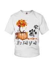 It is Fall - Dogs Youth T-Shirt tile