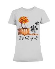 It is Fall - Dogs Premium Fit Ladies Tee tile
