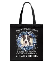 Hate People - Pitbull 2 Tote Bag tile