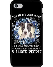 Hate People - Pitbull 2 Phone Case tile