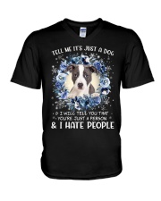 Hate People - Pitbull 2 V-Neck T-Shirt tile