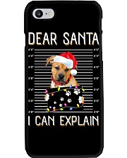 Dear Santa Pitbull Boxer Mix Phone Case tile