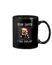 Dear Santa Pitbull Boxer Mix Mug tile
