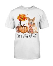 It is Fall - Corgi Classic T-Shirt tile