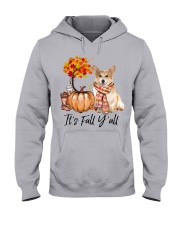 It is Fall - Corgi Hooded Sweatshirt front