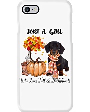 Fall And - Dachshund Phone Case tile