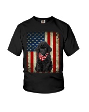 Toy Poodle - American Flag Youth T-Shirt tile