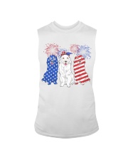 American Golden Retriever Dog Sleeveless Tee tile