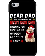 Christmas Dad - CREAM Keeshond Phone Case tile