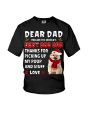 Christmas Dad - CREAM Keeshond Youth T-Shirt tile