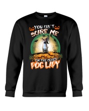 Crazy Lady - Black Mouth Cur Crewneck Sweatshirt tile