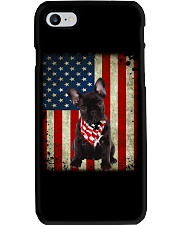 French Bulldog - American Flag Phone Case tile