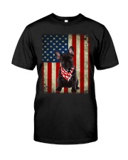 French Bulldog - American Flag Premium Fit Mens Tee tile