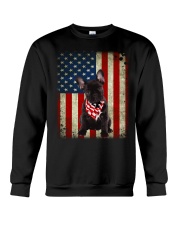 French Bulldog - American Flag Crewneck Sweatshirt tile