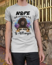 Allergic - CHOCOLATE Standard Poodle Classic T-Shirt apparel-classic-tshirt-lifestyle-21
