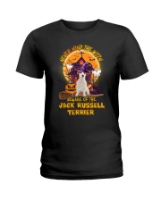 Never Mind - Jack Russell Terrier Ladies T-Shirt tile