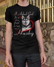 He Sent - husky Classic T-Shirt apparel-classic-tshirt-lifestyle-21