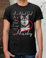 He Sent - husky Classic T-Shirt apparel-classic-tshirt-lifestyle-30
