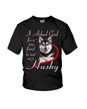 He Sent - husky Youth T-Shirt tile