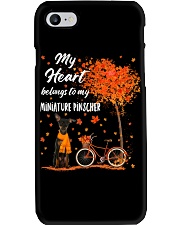 Belonging - Miniature Pinscher 2 Phone Case tile