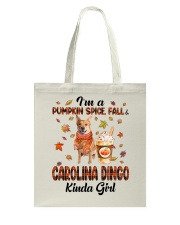 Pumpkin Kinda - Carolina Dingo Tote Bag tile