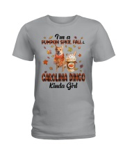 Pumpkin Kinda - Carolina Dingo Ladies T-Shirt tile
