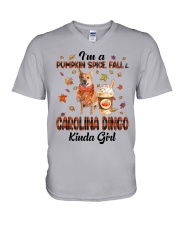 Pumpkin Kinda - Carolina Dingo V-Neck T-Shirt tile