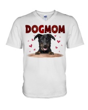 Love Mom - Beauceron V-Neck T-Shirt tile
