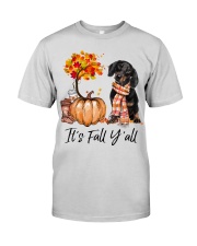 It is Fall - dachshund 4 Premium Fit Mens Tee tile