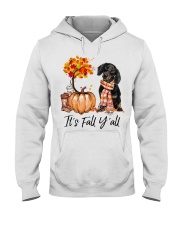 It is Fall - dachshund 4 Hooded Sweatshirt tile