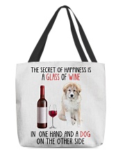 Happiness - Great Pyrenees 1 All-Over Tote tile