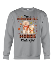 Pumpkin Kinda - GOLD Morkie Crewneck Sweatshirt tile