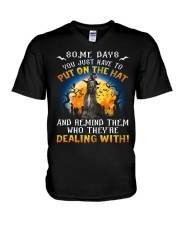 Dealing - Afghan Hound V-Neck T-Shirt tile