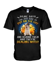 Dealing - Clumber Spaniel V-Neck T-Shirt tile