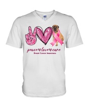 Cure - English Mastiff 1 V-Neck T-Shirt tile